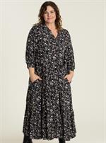 Gozzip - Conny Long Dress, sort print